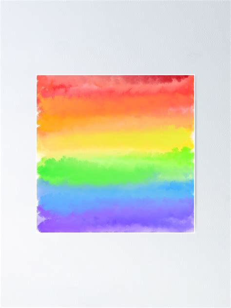 Rainbow Poster By Artbyveya Redbubble