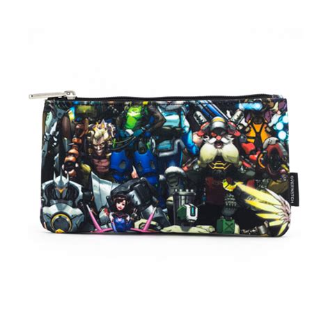 Loungefly Overwatch Character Print Coin Cosmetic Pencil Pouch
