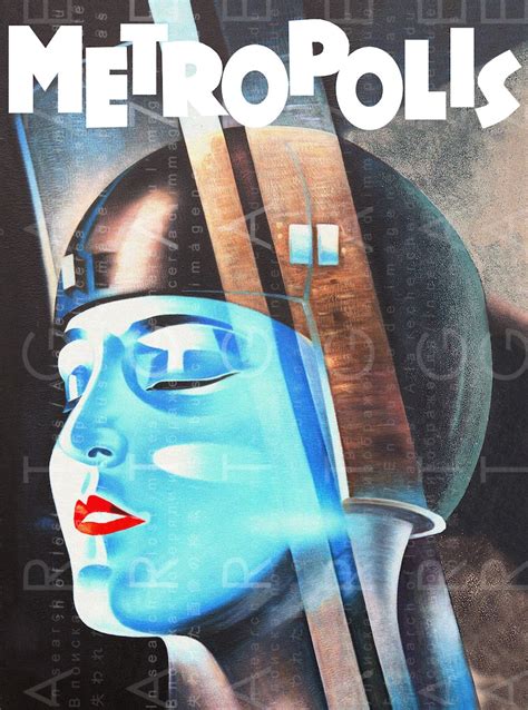 Metropolis Poster Printable Art Deco Vintage Movie Poster Etsy