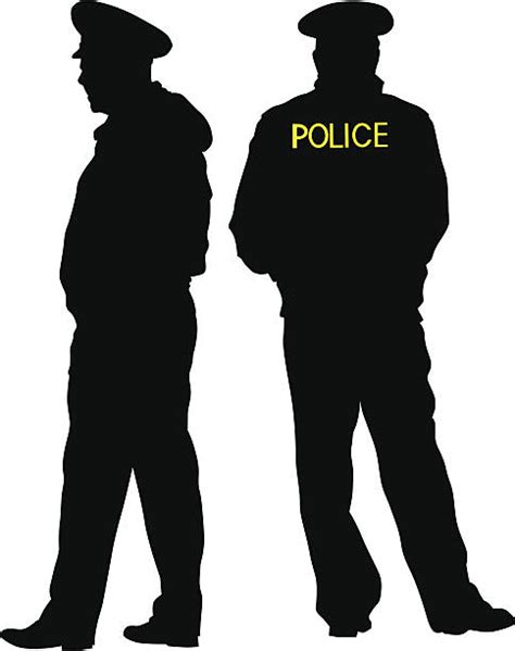 Royalty Free Police Silhouette Clip Art Vector Images And Illustrations