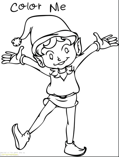 Female Elf Coloring Pages At Free Printable