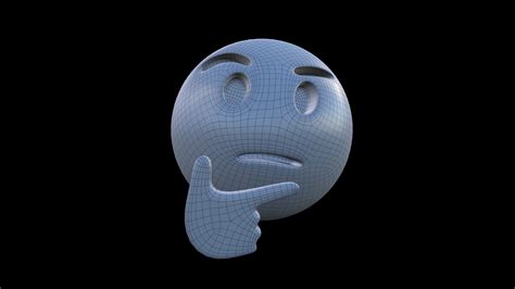 3d Emoji Thinking Model