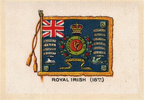 Royal Irish 18th Ulster British Army Regiment Scots Wwi Badges