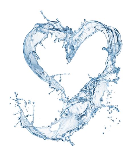 Heart From Water Splash With Bubbles Stock Photo 08 Free Download
