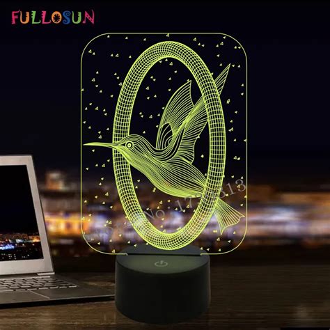 Buy Beautiful 3d Led Illusion Lamp With 7 Colors Led
