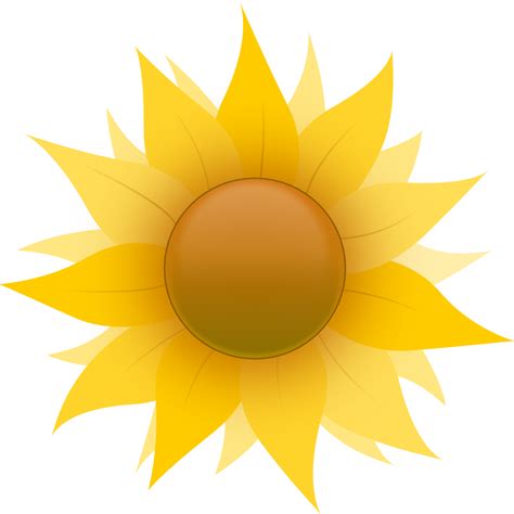 Onlinelabels Clip Art Sunflower