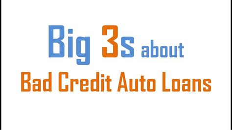 Bad Credit Auto Loans Golden Chance For Guaranteed Approval On Car