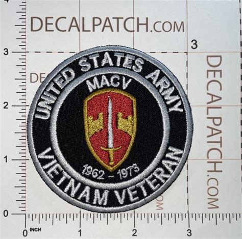 Us Army Macv 1962 73 Vietnam Veteran Patch 3 Decal Patch Co