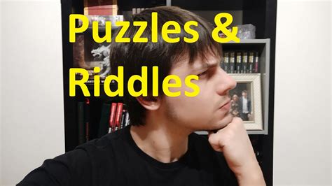 I like to use riddles that the players are supposed to solve, like the classic what walks on four legs at morning, two in the afternoon, and three at dusk? Puzzles and Riddles in Dungeons & Dragons - YouTube