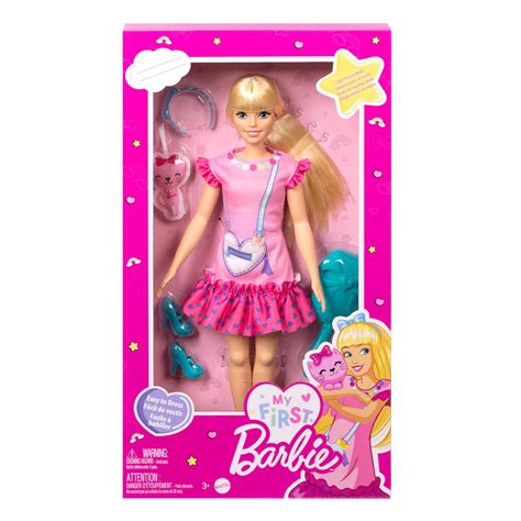 Barbie My First Barbie Doll Blonde Hair With Kitten