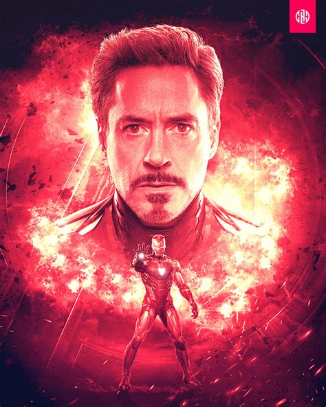 Marvel Studios Avengers Iron Man Poster Design On Behance