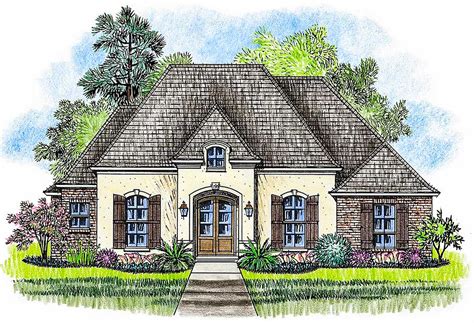 Arched doorways draw one into the house. Graceful French Country House Plan - 56423SM ...