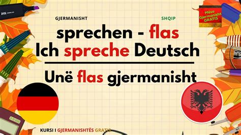30 Folje Dhe Shembuj Ne Gjermanisht Me Perkthim Shqip YouTube