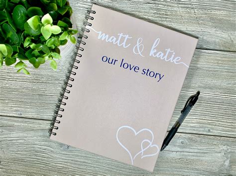 Love Story Book Couples Journal Memory Book For Dating Couples Engaged Couples Or Married