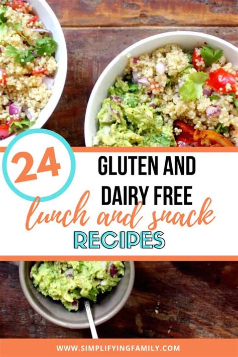 24 Amazing Gluten Free And Dairy Free Snacks And Lunch Ideas