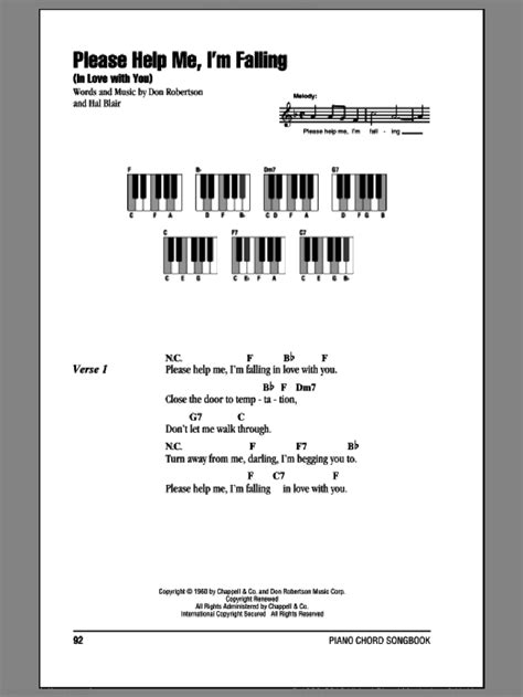 locklin    im falling  love   sheet   piano solo chords
