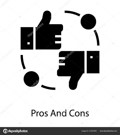 Pros And Cons Stock Vector Image By ©vectorspoint 272357952