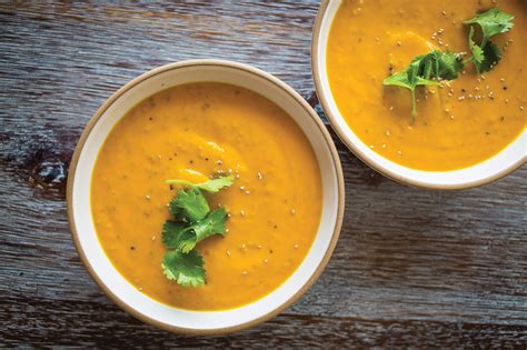 Ginger Carrot Soup With Coconut Milk