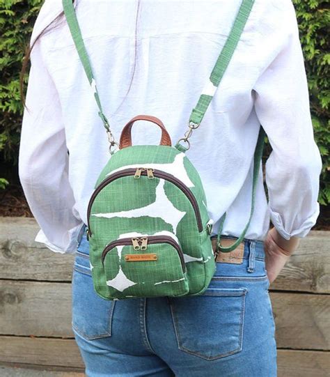 Magali Mini Backpack Cross Bag Pdf Sewing Pattern 1642 Etsy