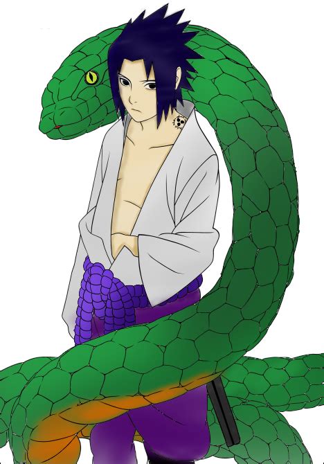 Sasuke Snake Colored By Persiaan On Deviantart