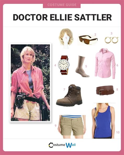 Dress Like Dr Ellie Sattler Dinosaur Halloween Costume Jurassic