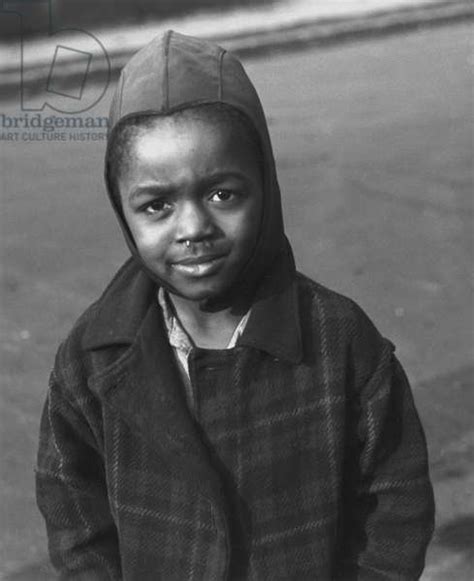 African American Street Urchin Black Belt Chicago Illinois 1941 Photo