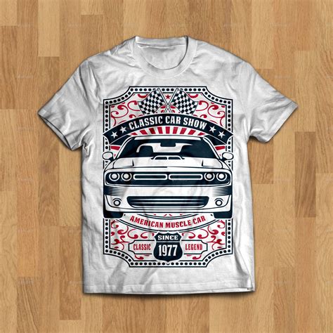 6 Classic Car Show Tshirt Design By Khoironi95 Graphicriver