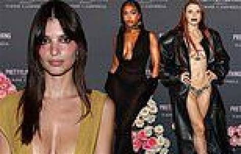 Emily Ratajkowski Puts On A Busty Display Lori Harvey Is Sheer