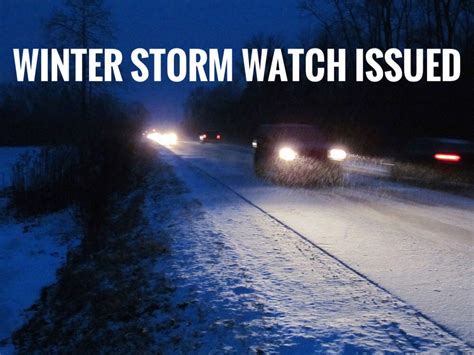 Winter Storm Watch Issued For Southeast Michigan Blizzard Conditions