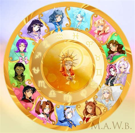 Drachea Rannak Sailor Moon Fan Art Sailor Moon Crystal Anime Zodiac