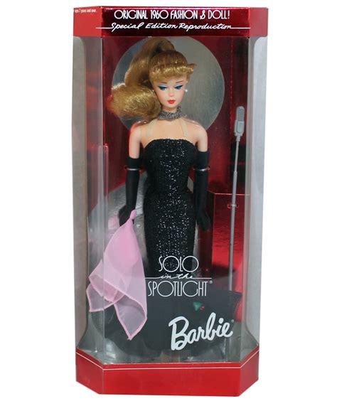 1994 Solo In The Spotlight Reproduction Barbie Nrfb 13534 Non Mint Box Blonde Hair