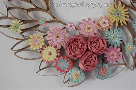 Toilet Paper Roll Crafts Toilet Paper Roll Wreath Happy Deal Happy Day