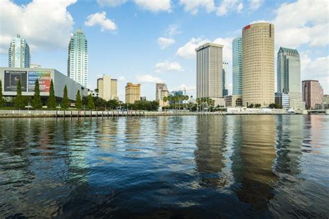 Downtown Tampa Skyline Editorial Photography Image Of Landscape