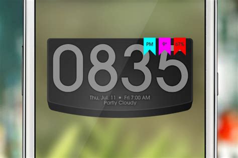 Uccw Grey Ribbon Clock Widget Jagwar S Blog