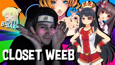 Xqcs Weeb Moments Compilation The Closet Weeb Gives In To Anime Youtube
