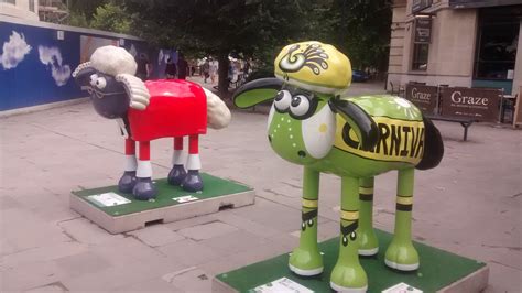Shaun In The City Bristol King Of The Carnival And Justice Lamb Located Outside Graze Near
