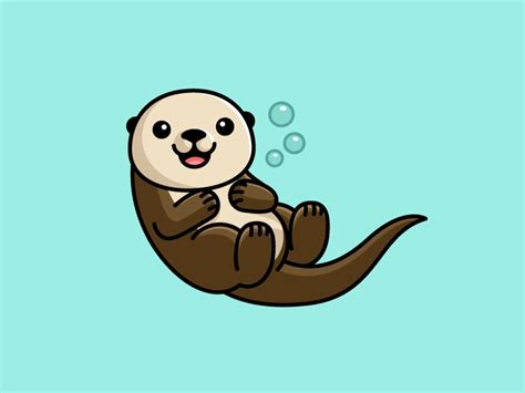 Otter Vector At Collection Of Otter Vector Free For