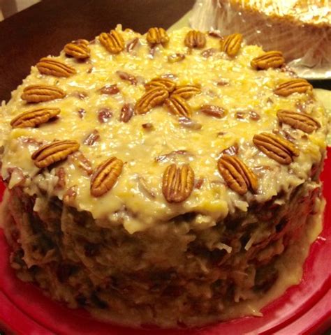The resulting german chocolate cake with rum glaze and buttercream is simply divine. German Chocolate Cake With Coconut Pecan Frosting Recipe ...