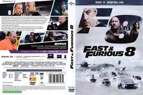 Jaquette Dvd De Fast And Furious 8 Cinéma Passion