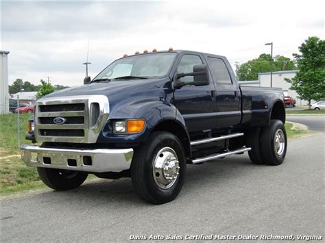 2000 Ford F 650 Super Duty Lariat 73 Diesel Dually Crew Cab Long Bed