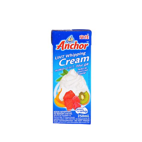 Shop target for cream & whipped toppings you will love at great low prices. Anchor UHT Whipping Cream (250 ml) - FIELDS China