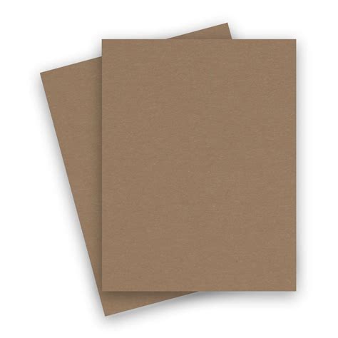 Light Brown 8 12 X 11 Basis Paper 50 Per Package 104 Gsm 2870lb Text
