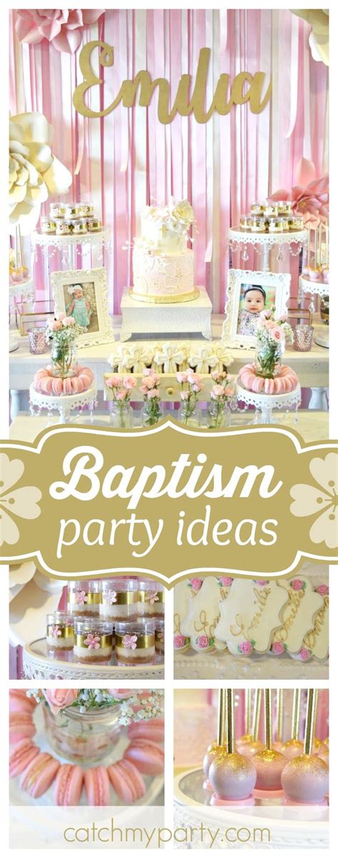 Baptism & christening books (11) baptism & christening home decor (10) baptism & christening invitations (2) baptism & christening stuffed animals (9) baptism & christening toys (6) filter cards by. Baptism "Emilia's Pink Baptism" | Featured Parties from ...