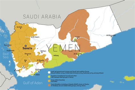 Map The Conflict In Yemen June 2018 Delayed Gratification