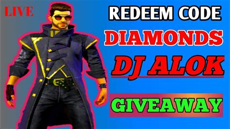 Free fire is ultimate pvp survival shooter game like fortnite battle royale. FREE FIRE LIVE DJ ALOK AND DIAMOND GIVEAWAY CUSTOM ROOM ...