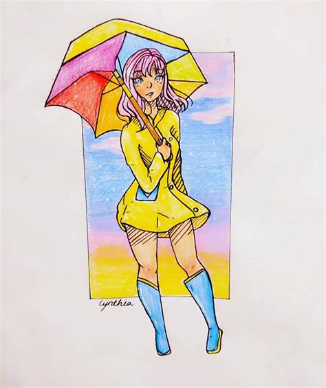 A Girl In A Yellow Raincoat 🌈 Anime Art Amino