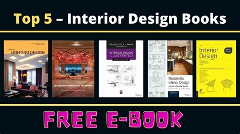 Top 5 Interior Design Books Free Pdf Youtube