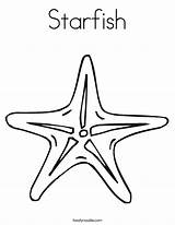 Starfish Coloring Template Fish Drawing Animal Sea Star Colouring Twistynoodle Outline Cartoon Printable Sheets Cut Patterns Ocean Shape Getdrawings Noodle sketch template