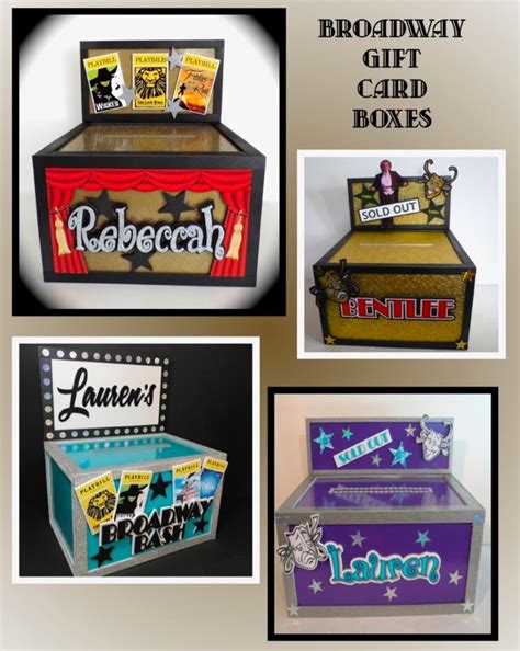 We are a neighborhood gathering spot that friends tell friends about. Broadway Gift Card Box | Broadway gifts, Broadway theme ...