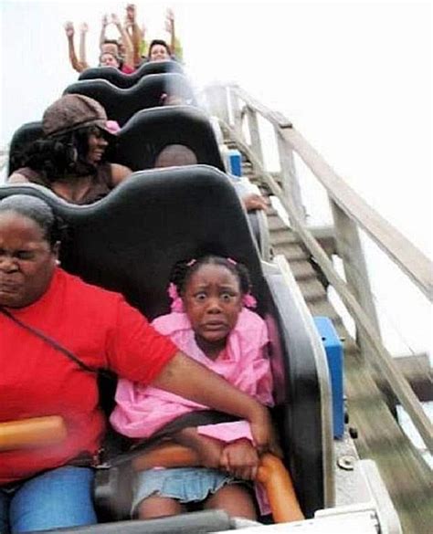Funny Roller Coaster Ride Faces